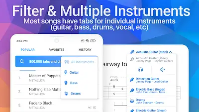 Songsterr Guitar Tabs & Chords Tangkapan skrin 3