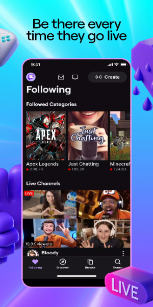 Twitch: ライブゲームストリーミング Mod