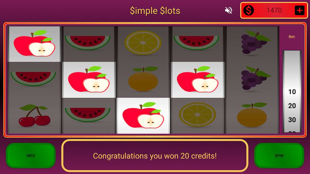 Simple Slots ภาพหน้าจอ 1