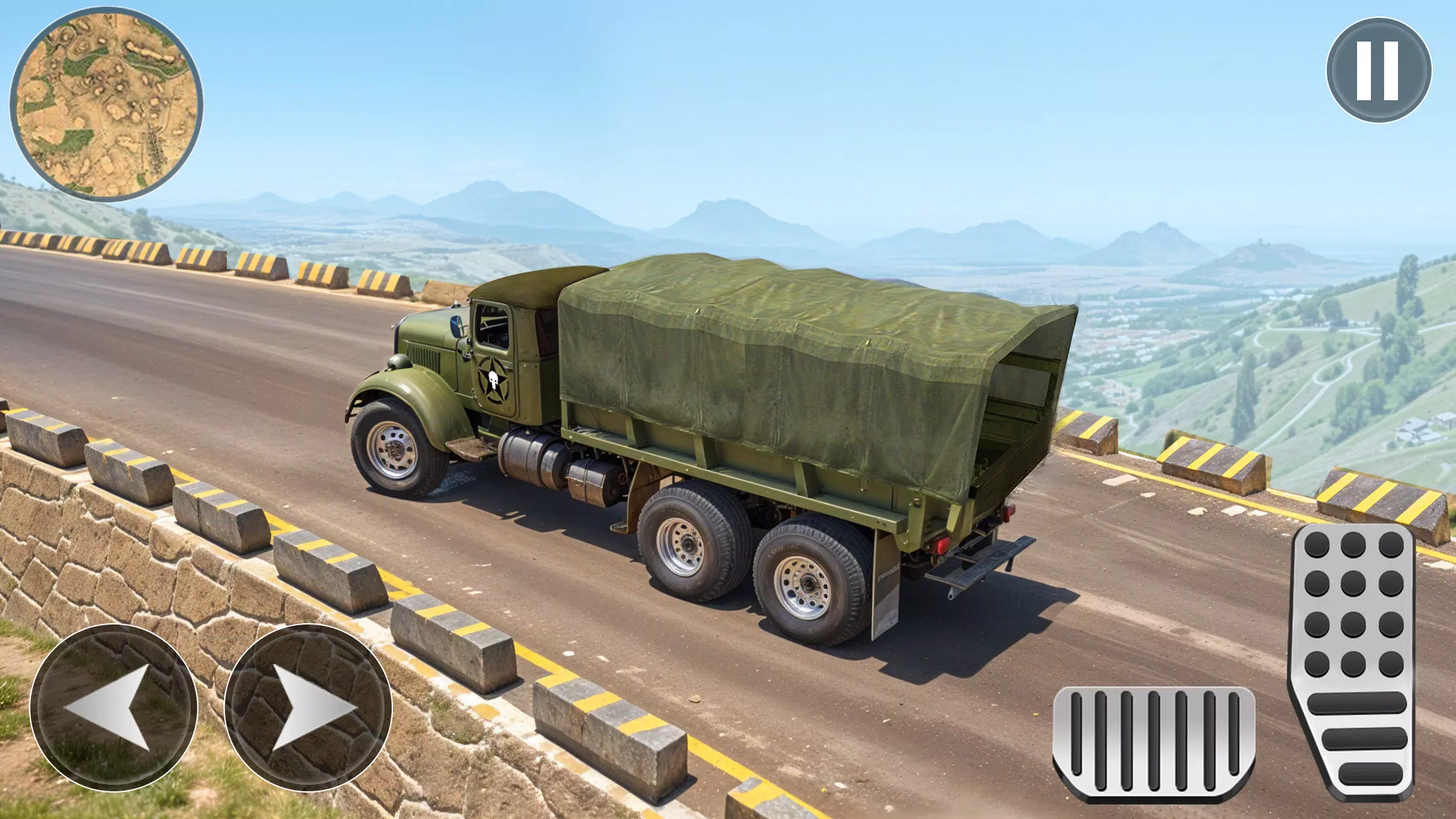 Army Cargo Truck Driving Games Schermafbeelding 2