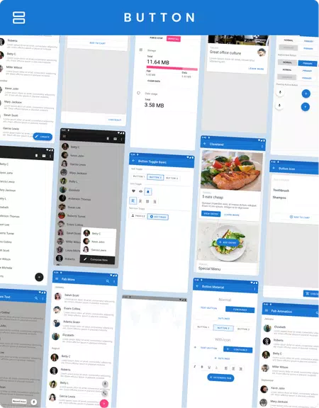 MaterialX - Material Design UI Schermafbeelding 1