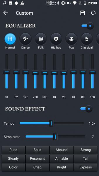 Equalizer Music Player Screenshot 2