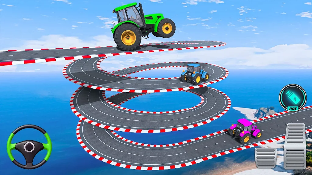 Mega Ramp Tractor Stunt Game 스크린샷 2