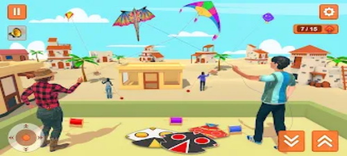 Kite Game Kite Flying 스크린샷 1