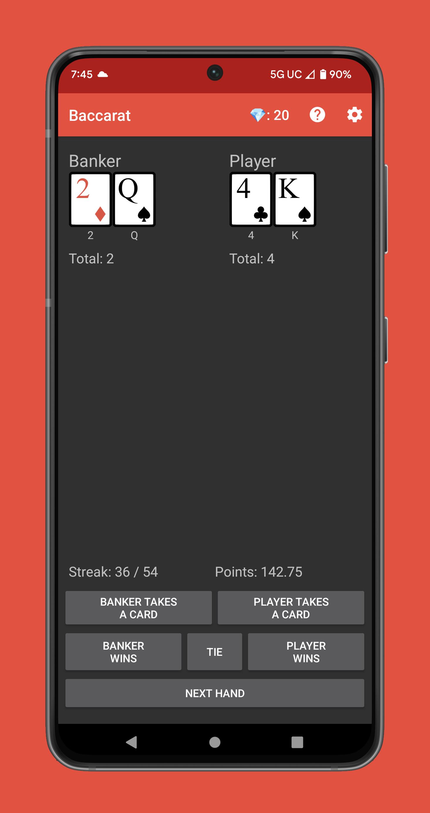 Learn Baccarat Screenshot 0