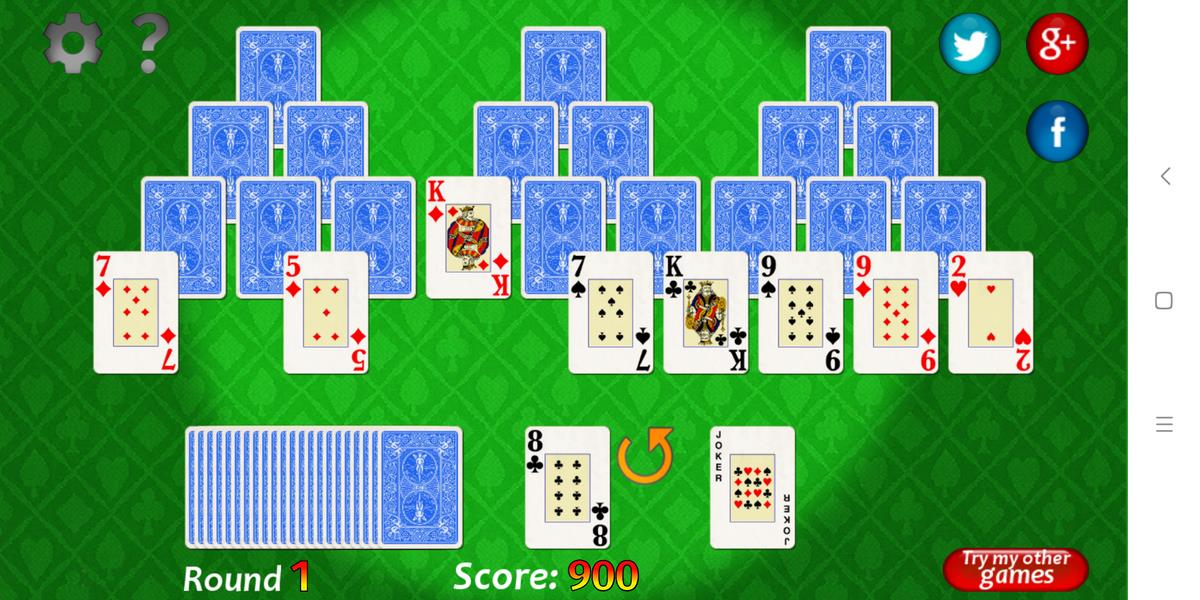 Vegas Solitaire TriPeaks স্ক্রিনশট 2