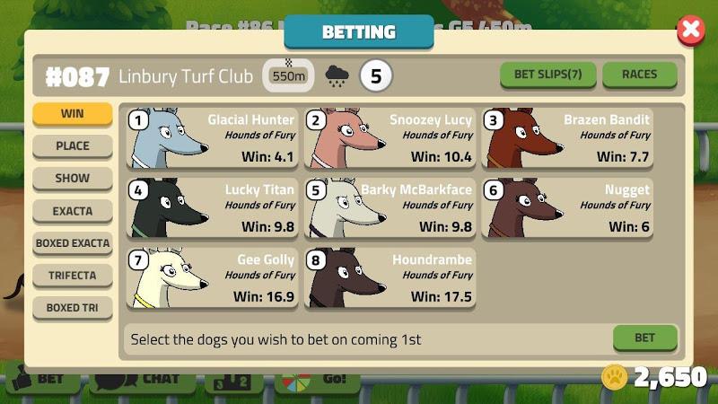 Hounds of Fury: Greyhound Race 스크린샷 2