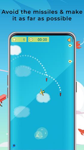 Plane vs Missiles Ekran Görüntüsü 1