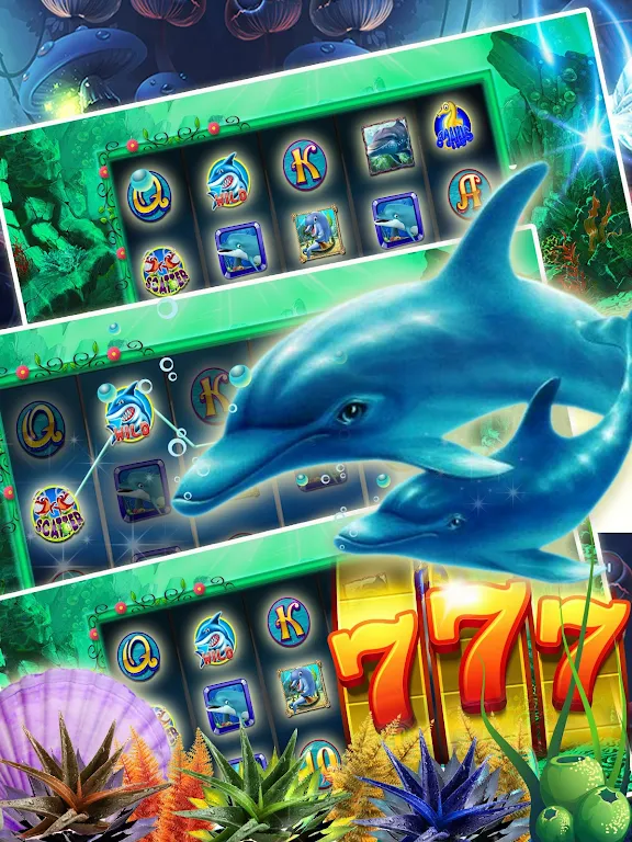Schermata Lucky Dolphin Slots: Free Casino Slot Machines 2