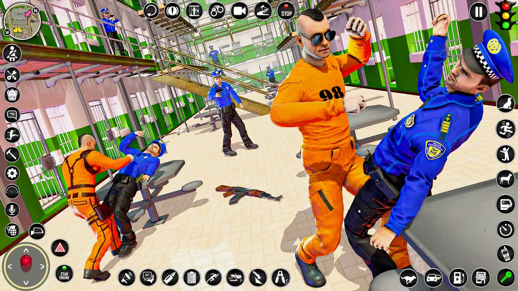 US Police Prison Escape Games ภาพหน้าจอ 2