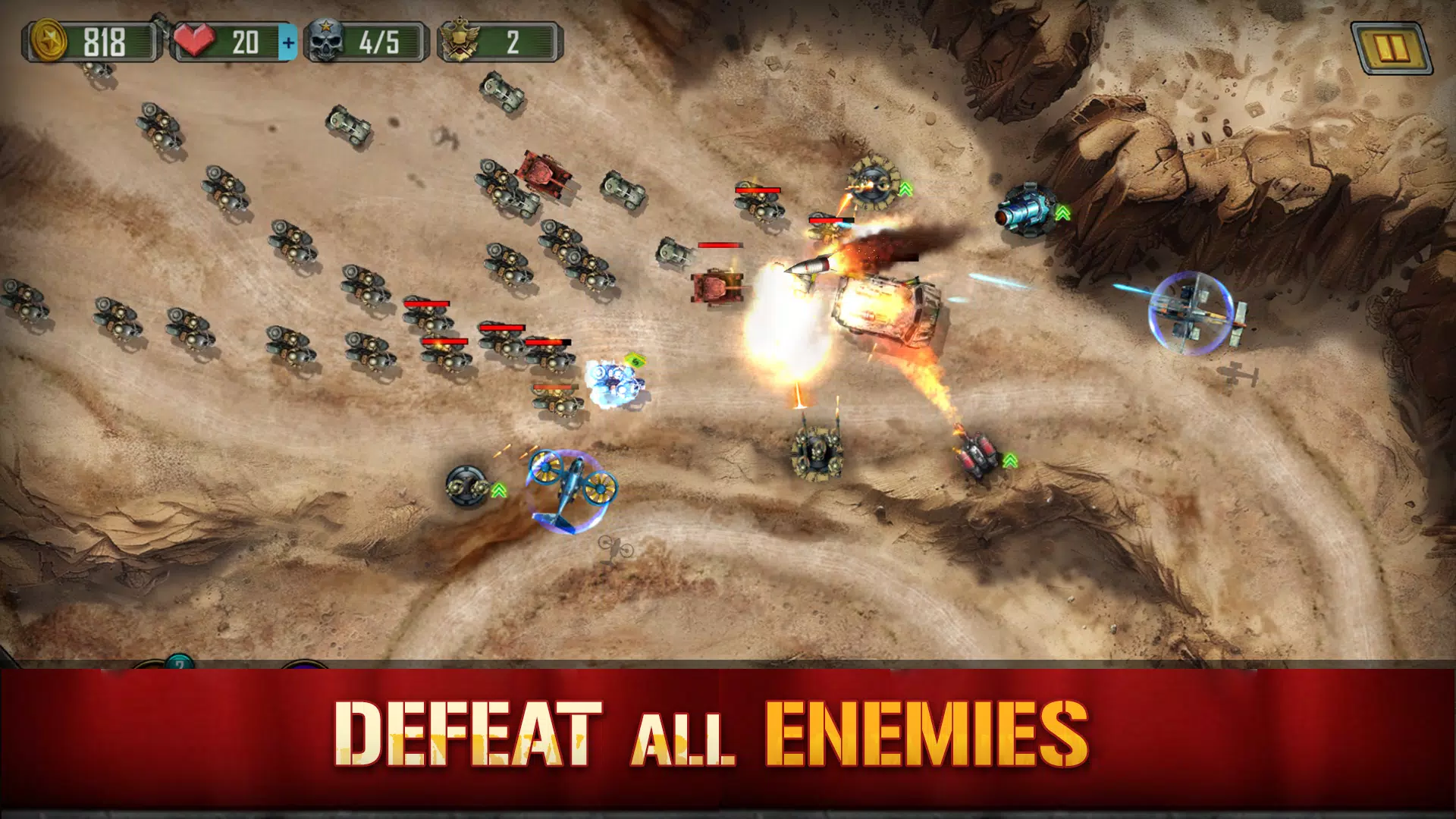 1945 WarGuard: Epic Shooter TD 스크린샷 3