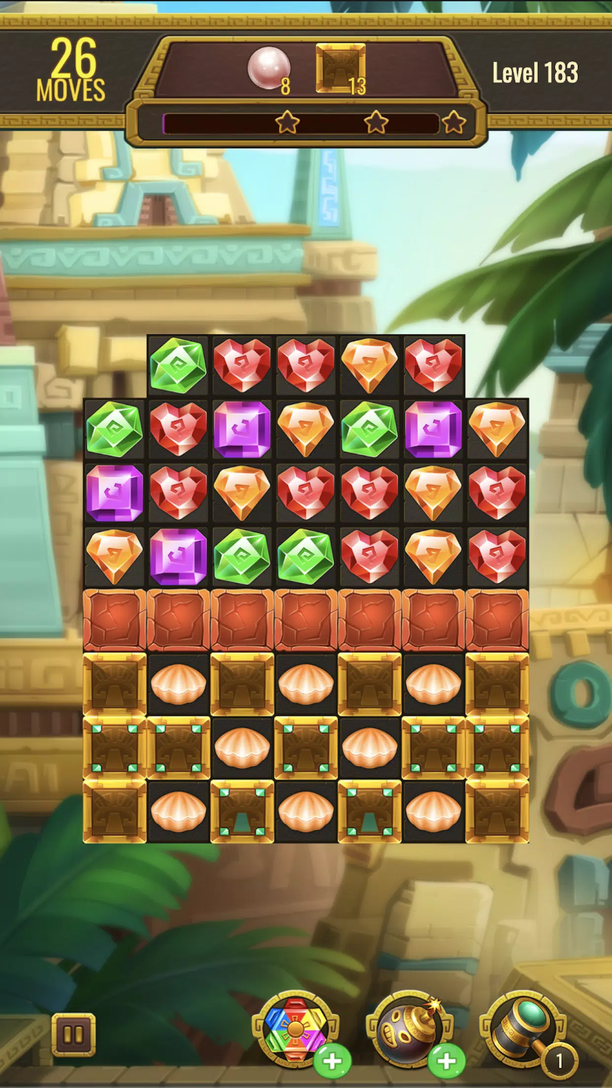 Jewels Maya Quest: Gem Match 3 Capture d'écran 3