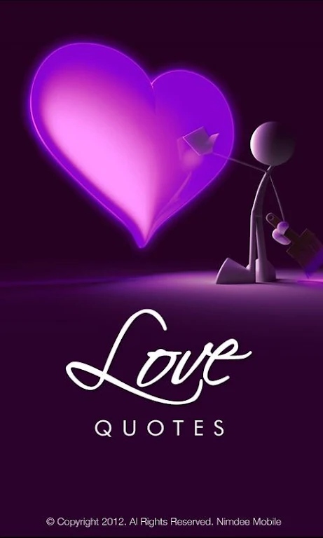 Love and Romance Quotes Capture d'écran 0