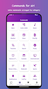 Commands for Siri voice app. Captura de tela 2