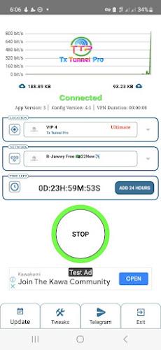 Tx Tunnel Pro - Super Fast Net Ảnh chụp màn hình 1