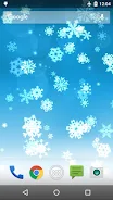 Snowflake Live Wallpaper ဖန်သားပြင်ဓာတ်ပုံ 0