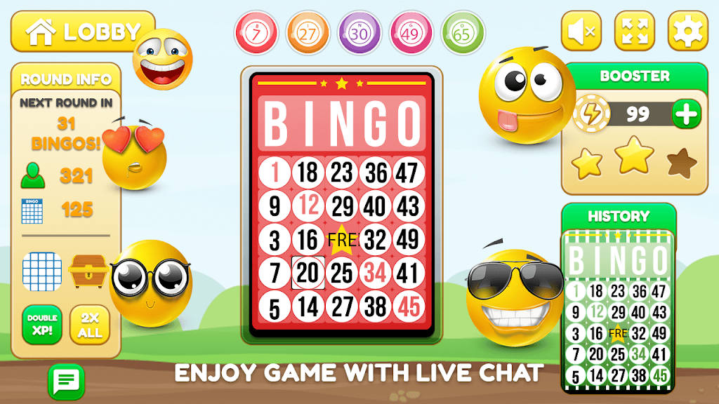 Bingo King-Free Bingo Games-Bingo Party-Bingo Tangkapan skrin 2