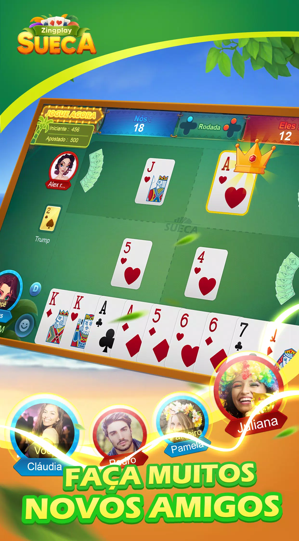 Sueca ZingPlay - Jogo de carta Ekran Görüntüsü 1