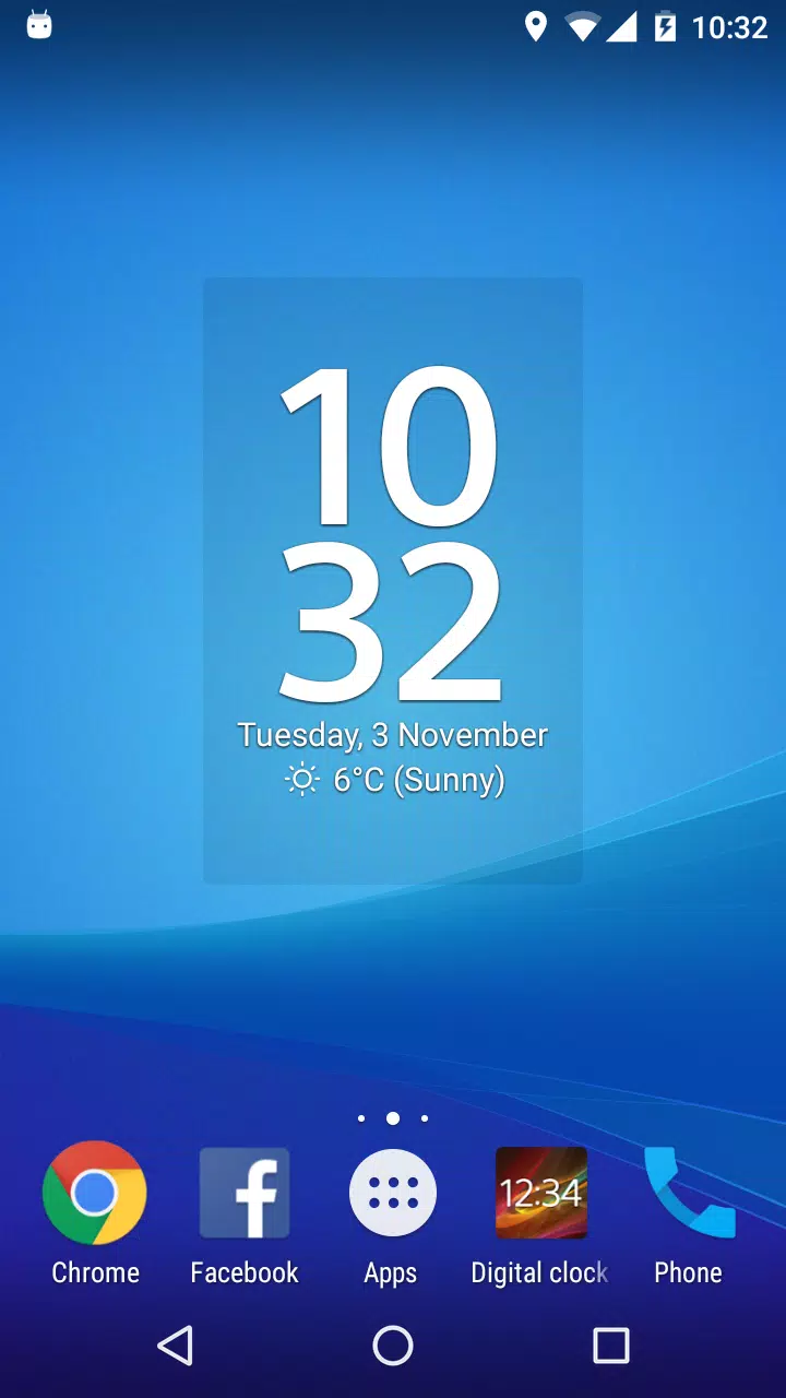 Digital Clock Widget Xperia應用截圖第2張