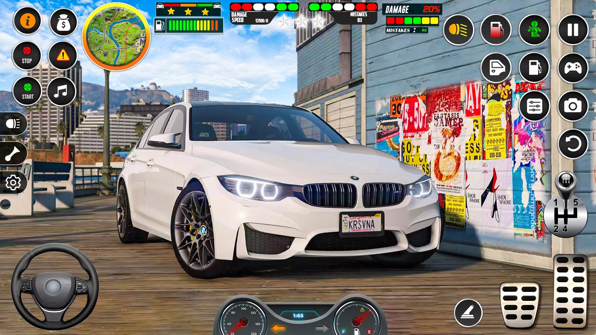 Classic Car Drive Parking Game スクリーンショット 1