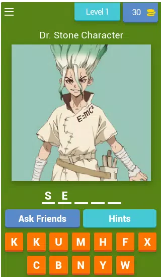 Dr Stone Quiz ภาพหน้าจอ 0