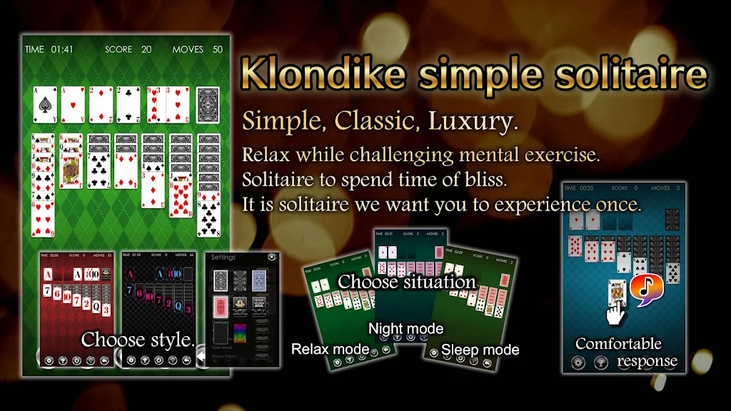 Solitaire Klondike HD Ekran Görüntüsü 0