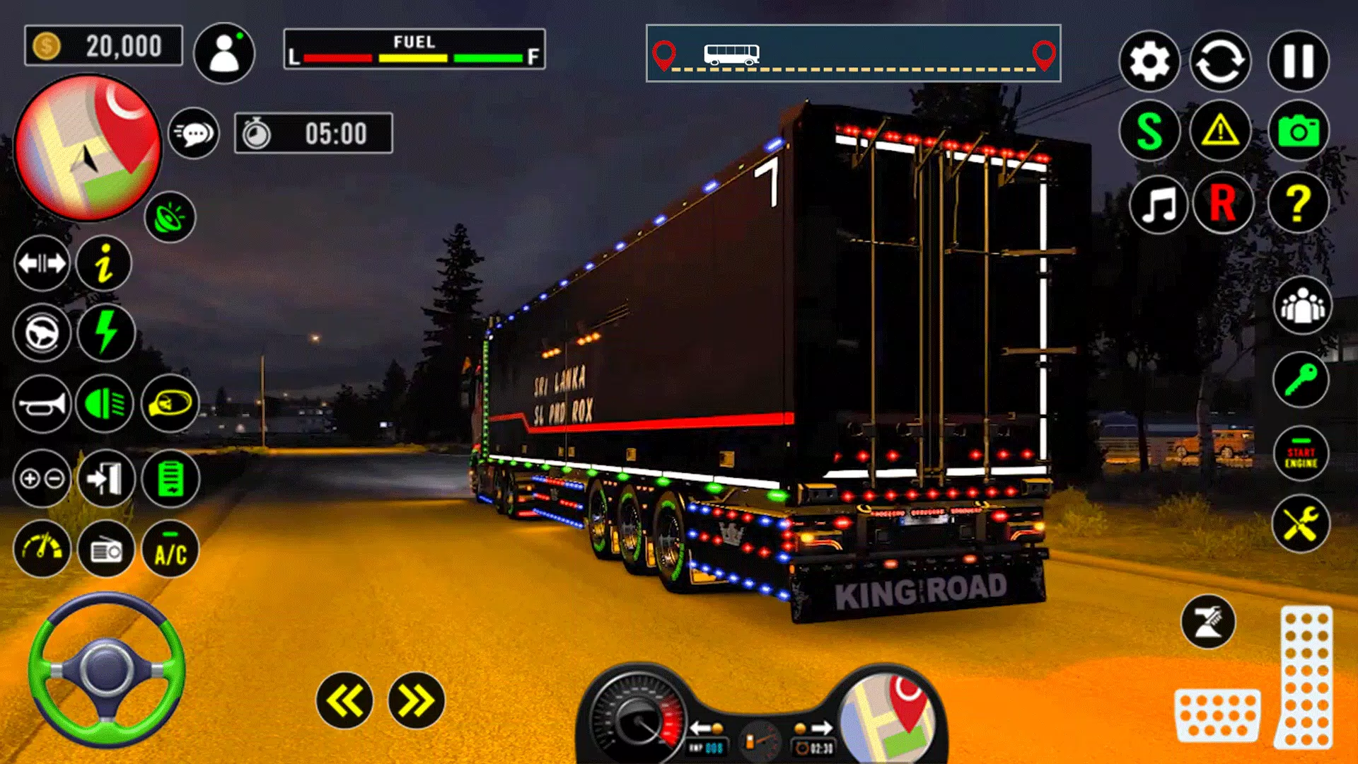 US Truck City Transport Sim 3d Zrzut ekranu 1