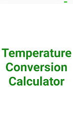 Temperature Converter 스크린샷 1