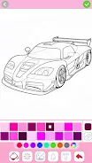 Car coloring games - Color car Screenshot 3