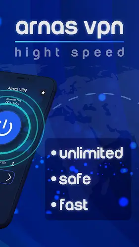 Arnas VPN - Fast VPN Proxy Ekran Görüntüsü 1