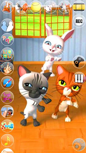 Talking 3 Friends Cats & Bunny スクリーンショット 2