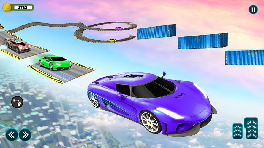 Stunt Car Race Simulator Games Tangkapan skrin 1