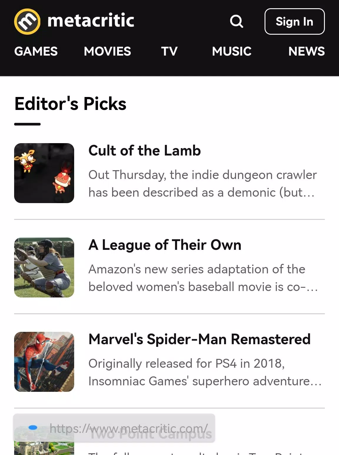 Firefox (Android TV) स्क्रीनशॉट 0