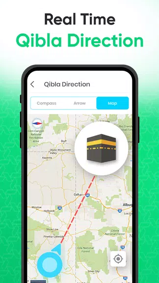 Qibla Direction: Qibla Compass Ảnh chụp màn hình 2