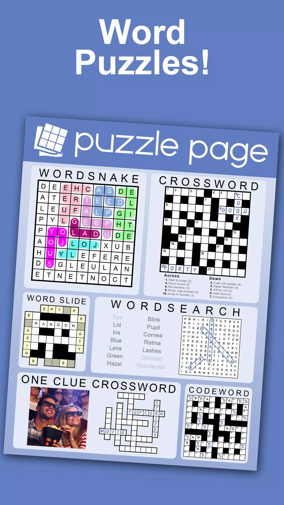 Puzzle Page Capture d'écran 2