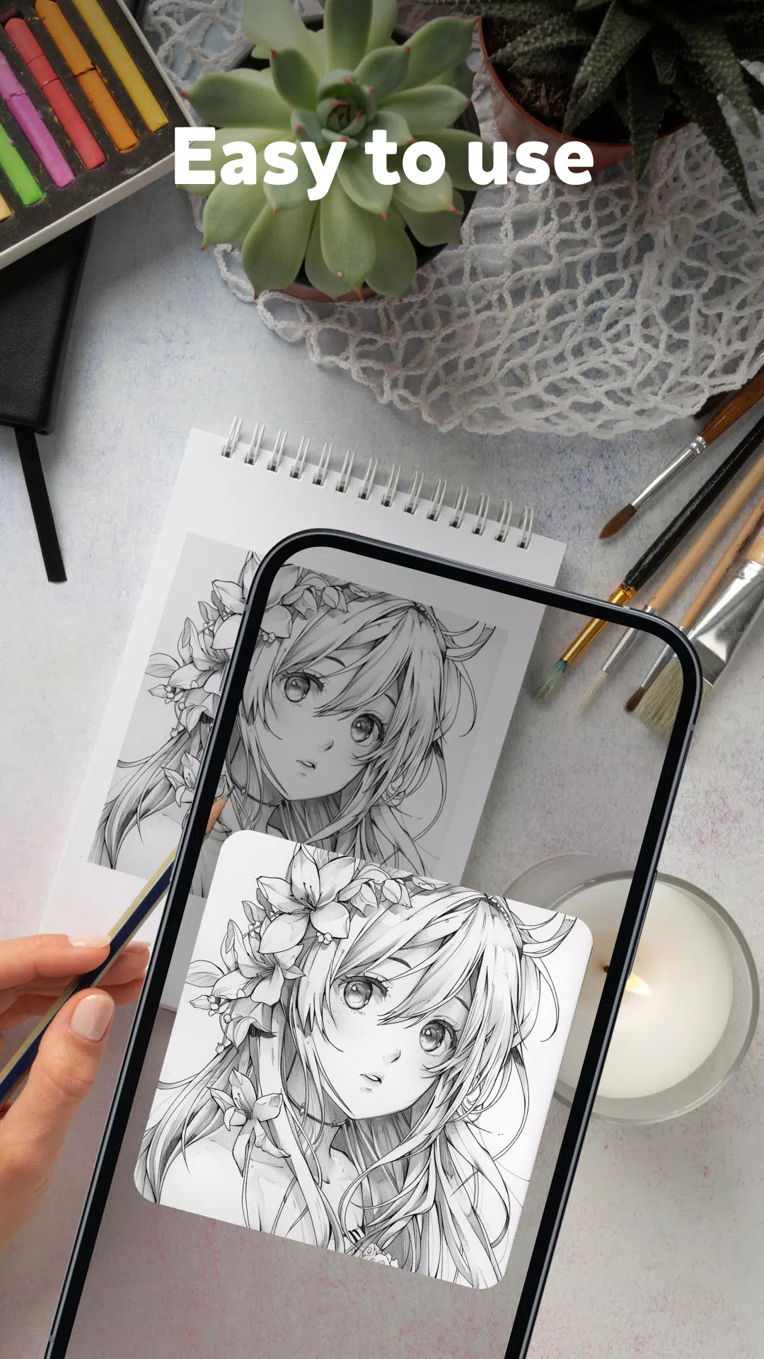 Sketch Photo: Learn to Draw Captura de pantalla 1