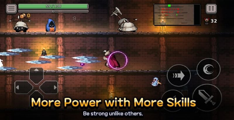 Dungeon Slasher: Roguelike Tangkapan skrin 2