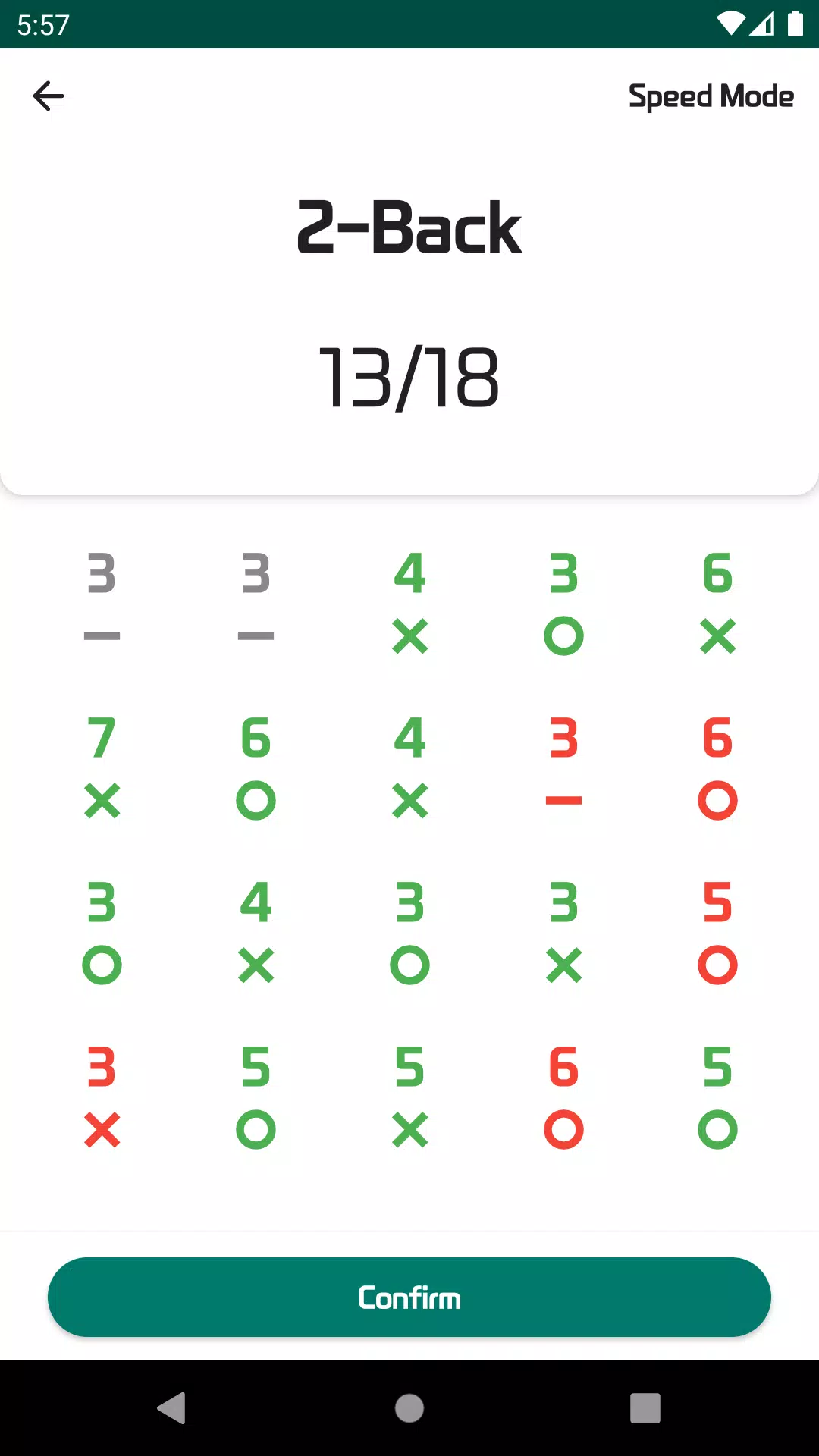 N-Back - Brain Training Captura de tela 3