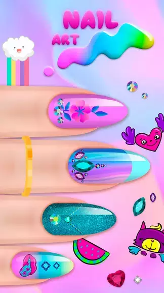 Girls Nail Salon Game:Nail Art Tangkapan skrin 2