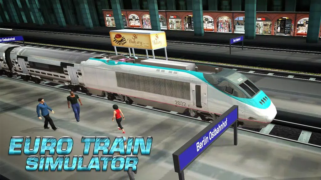 Euro Bullet Train Simulator Ekran Görüntüsü 0