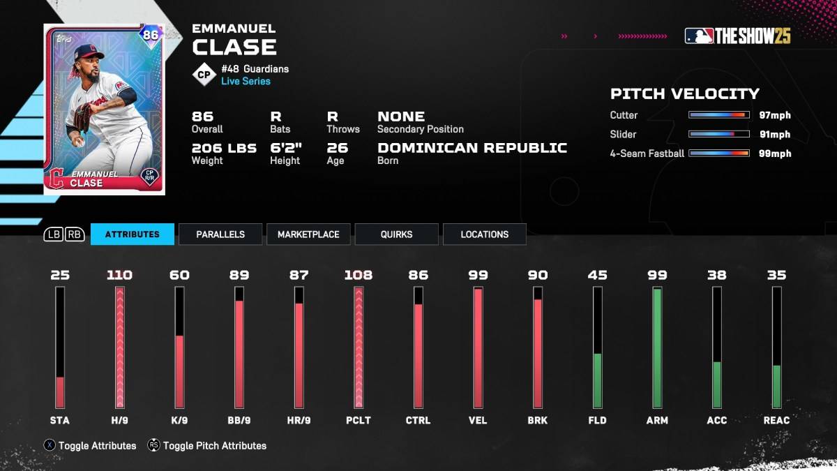 การ์ด Emmanuel Clase