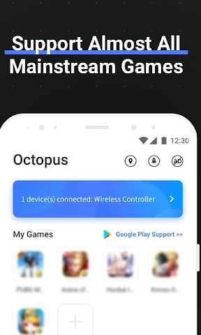 Octopus Gamepad Mouse Keyboard Keymapper স্ক্রিনশট 0