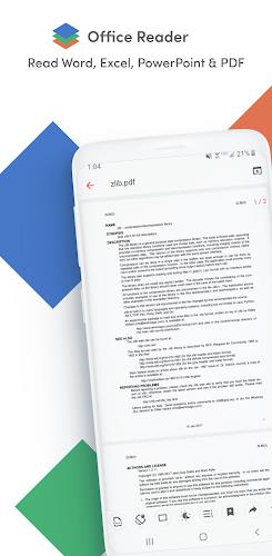 Office Reader - PDF,Word,Excel Capture d'écran 0