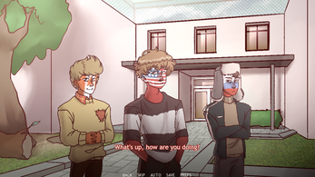 Countryhumans - Dating Sim v0.13 ဖန်သားပြင်ဓာတ်ပုံ 0