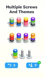 Nuts & Bolts, Color Screw Sort Tangkapan skrin 2