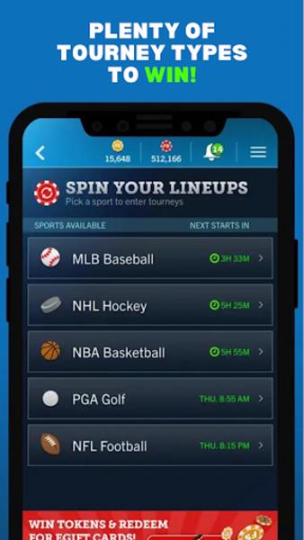 FantasySpin ภาพหน้าจอ 1