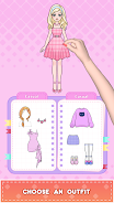 Schermata DIY Paper Doll: Dress Up Diary 1