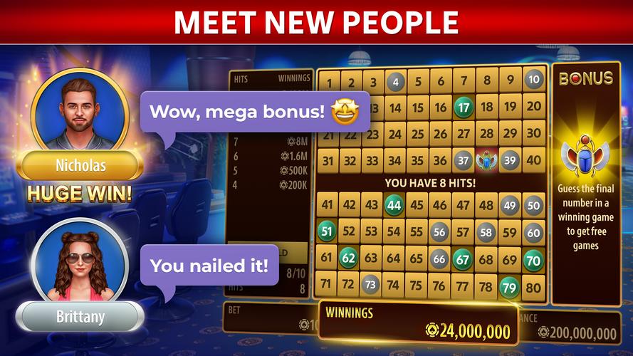 Vegas Keno by Pokerist Скриншот 3
