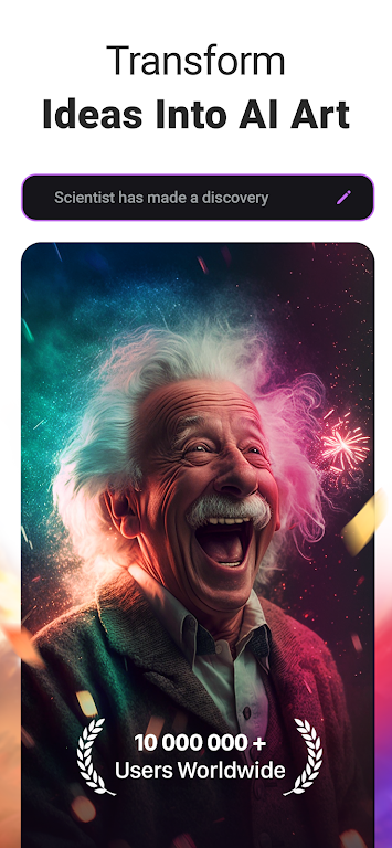 ImageAI - AI Art Generator ภาพหน้าจอ 0