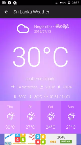 Sri Lanka Weather Captura de pantalla 2